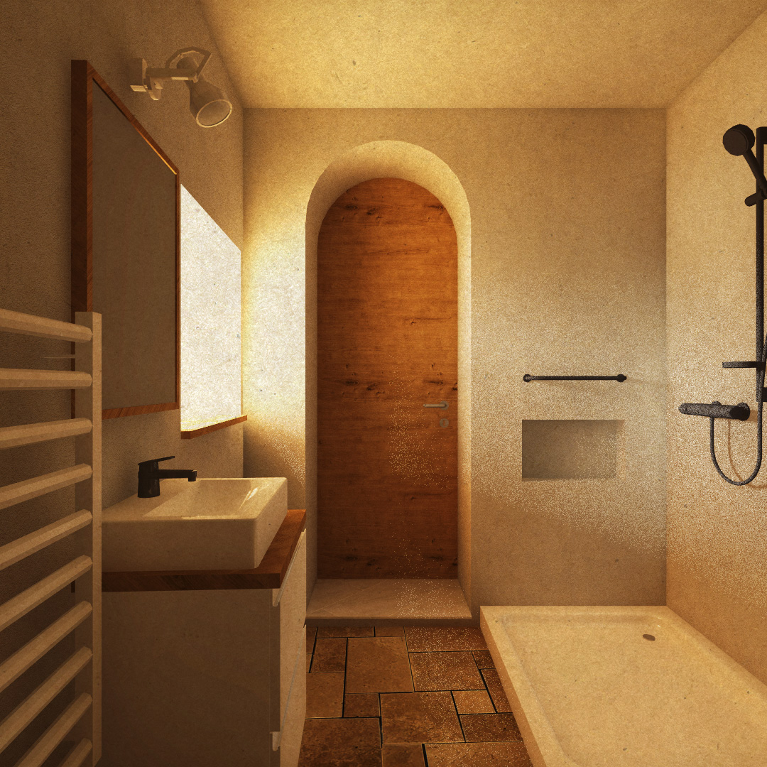 Bathroom, Winter Retreat in Keramoti